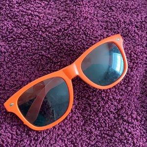 Orange sunglasses.